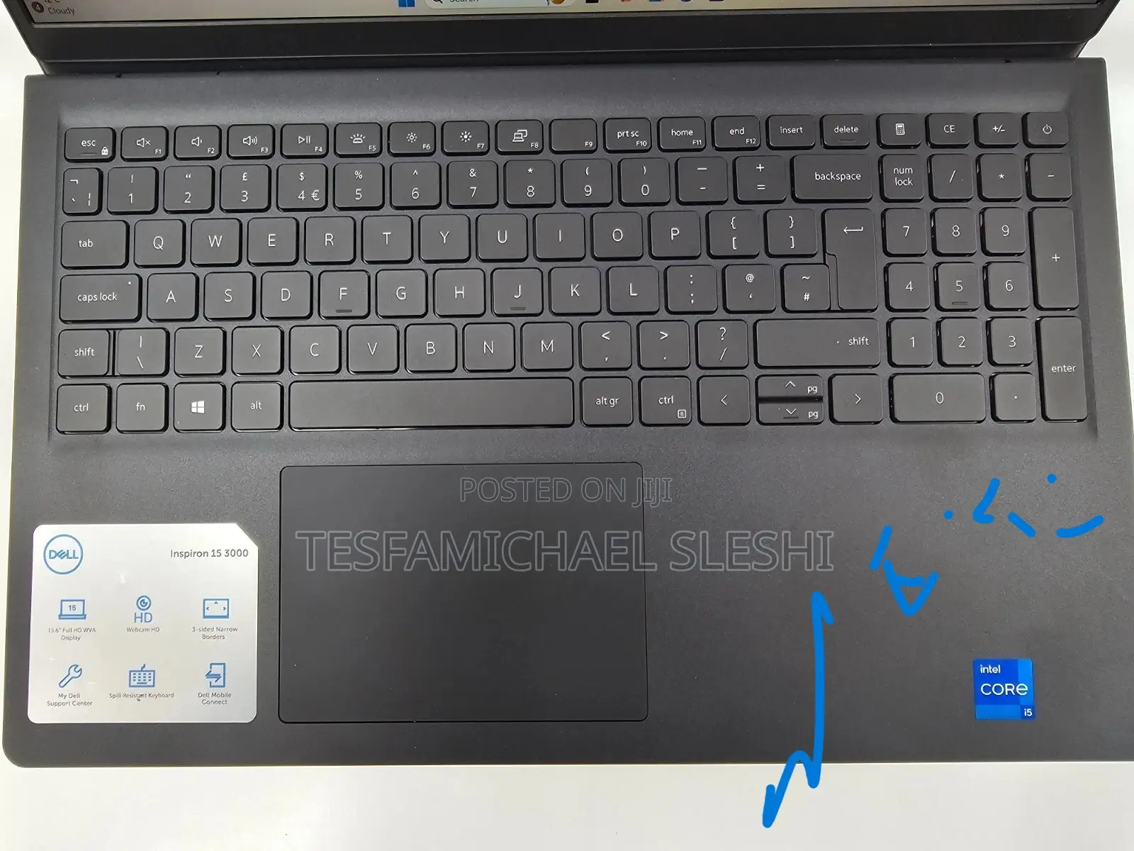 New Laptop Dell Inspiron 15 8GB Intel Core I5 SSD 512GB