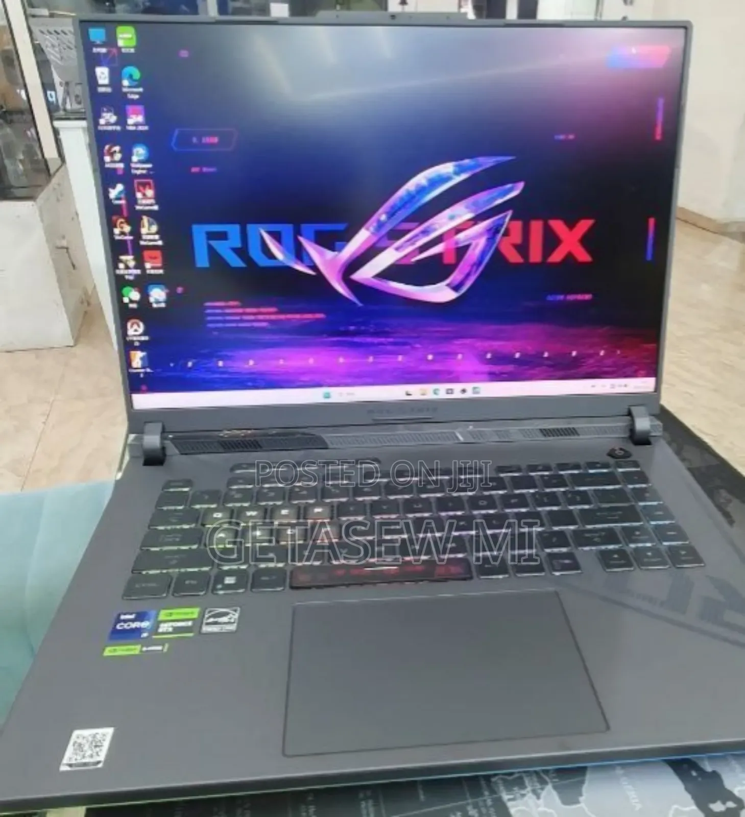 New Laptop Asus ROG Strix G16 G614 16GB Intel Core I9 SSD 1T