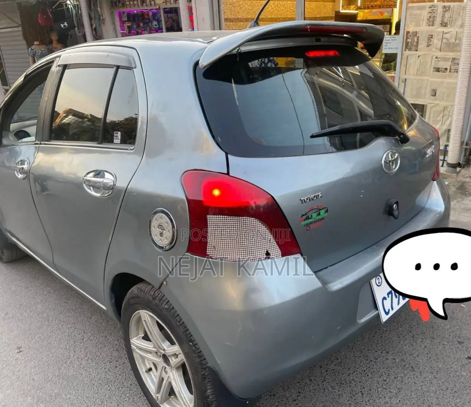 Toyota Yaris 2007 Silver