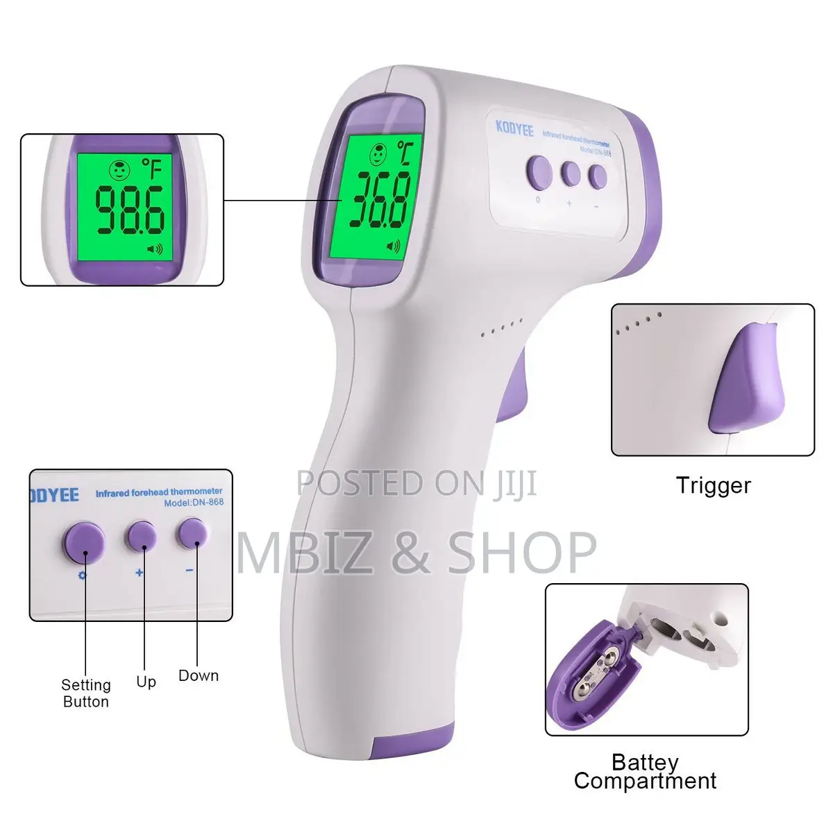 Infrared Thermometer (ቴርሞሜትር)