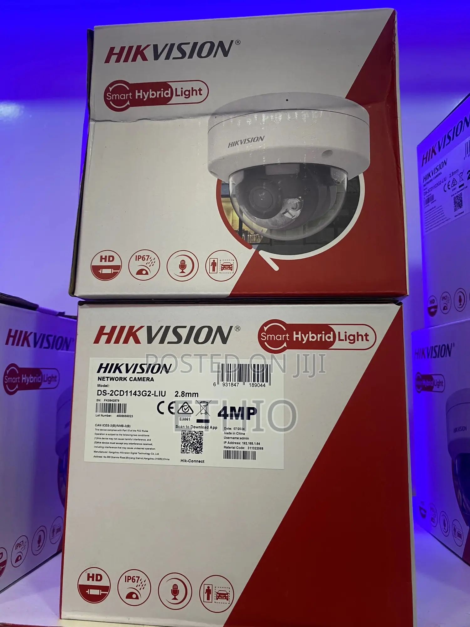Hikvision 4mp Smarthybrid Ip Camera