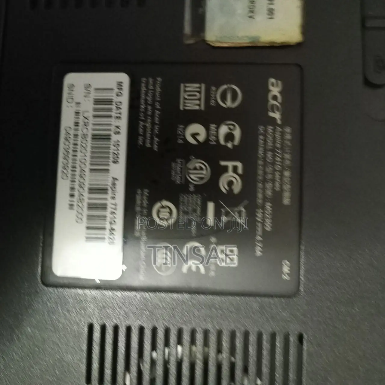 Laptop Acer Aspire 5 4GB Intel Core I5 HDD 500GB