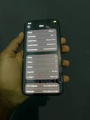 Apple iPhone 11 Pro 64 GB Gray