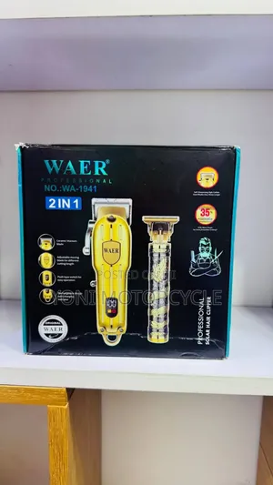 Photo - Waer Professional Hair Clipper 2in1 Hair Clipper 00hqir Clip 2in1 Trim
