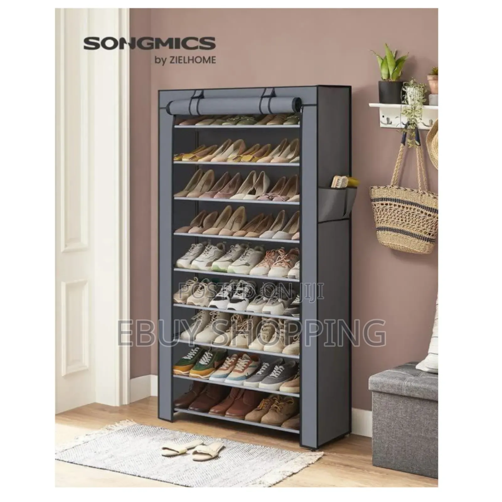 Spacemax 9-Tier Zip-Up Shoe Cabinet