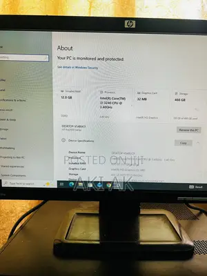 Desktop Computer HP 290 G9 All-in-One 12GB Intel Core I3 HDD 500GB