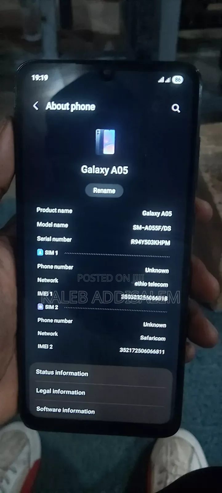 New Samsung Galaxy A05 64 GB Black