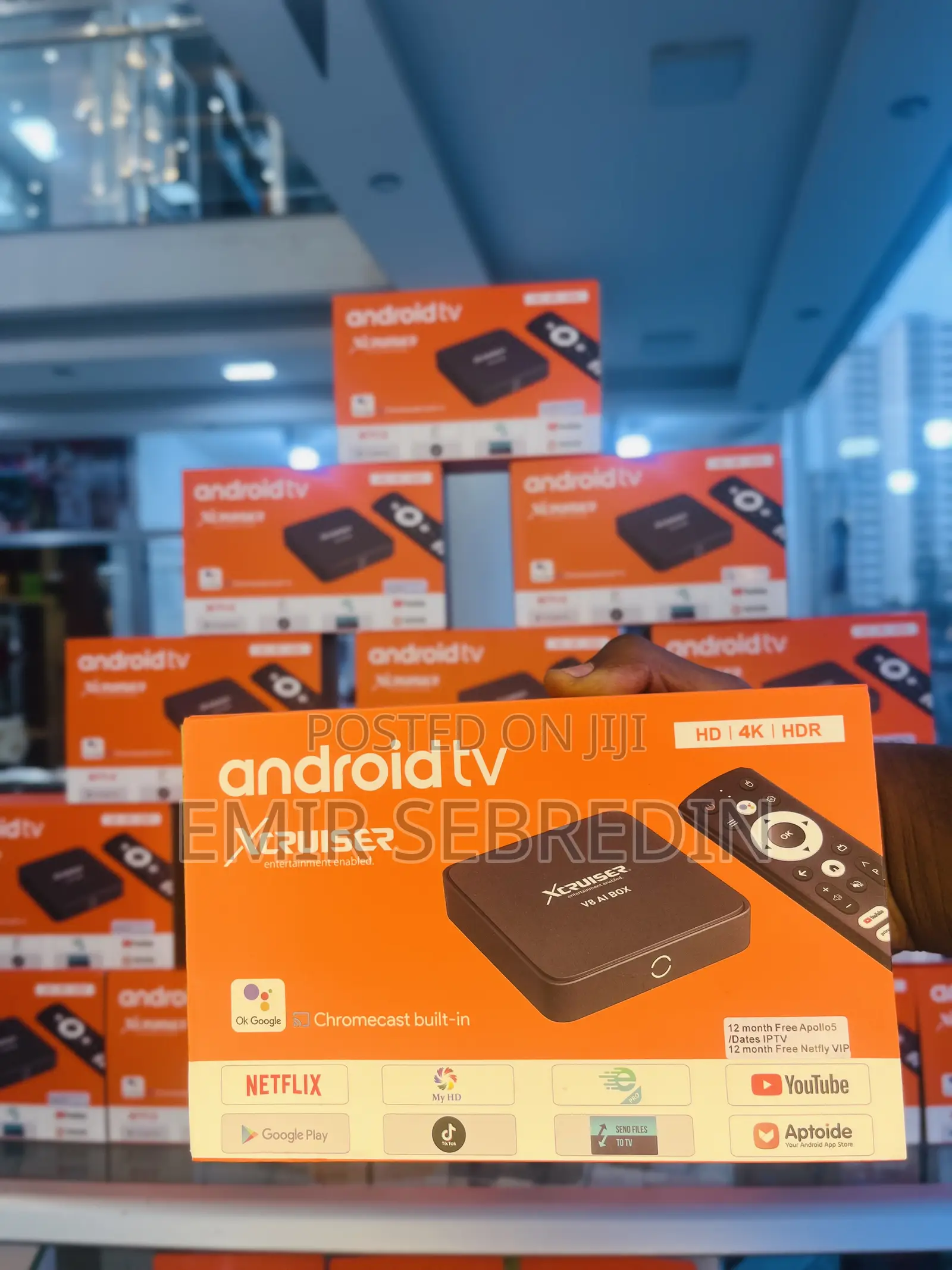 X-Crusier V8 Ai Box 256 Gb Tv Smart Box