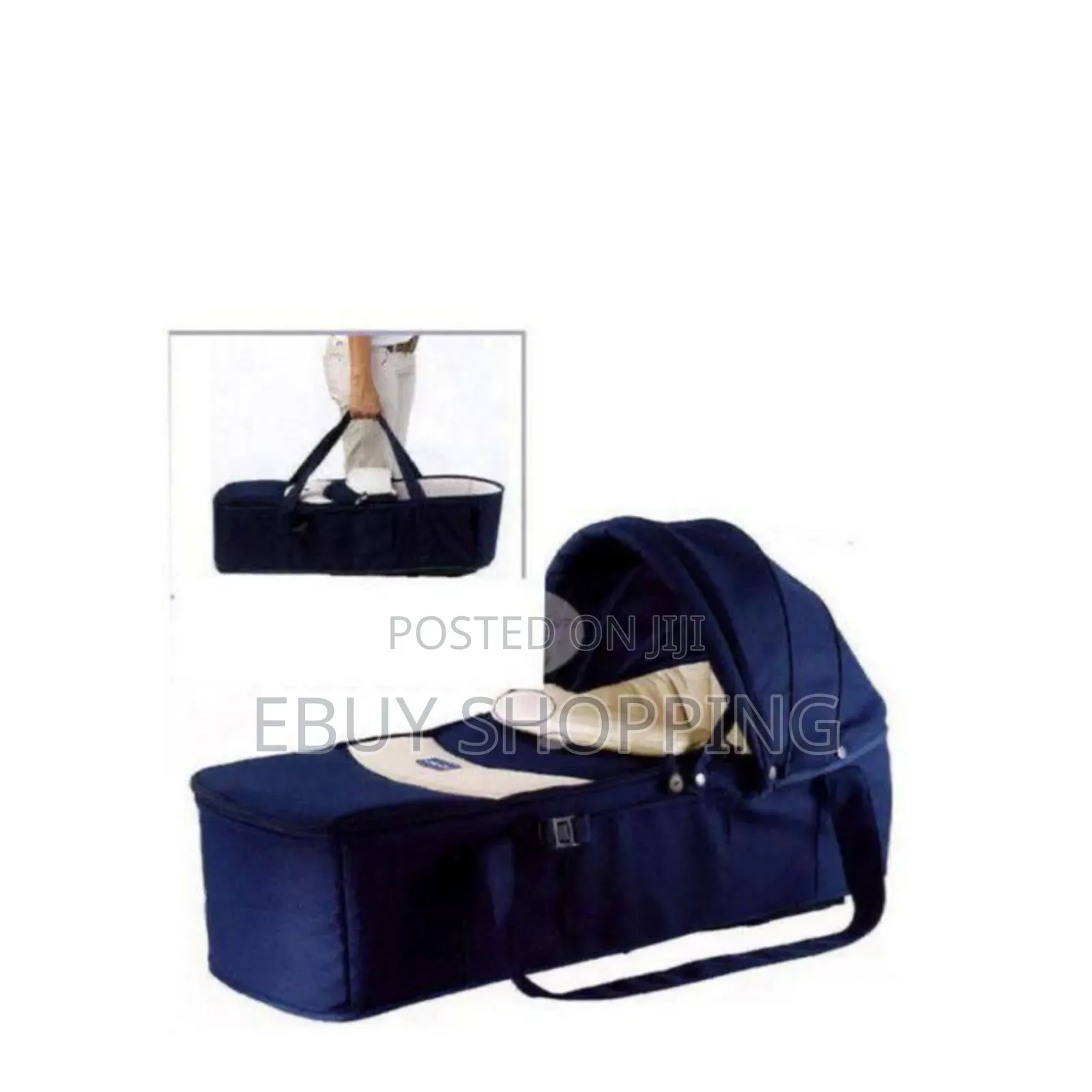 Chicco Sacca Transporter Navy Soft Carry Cot