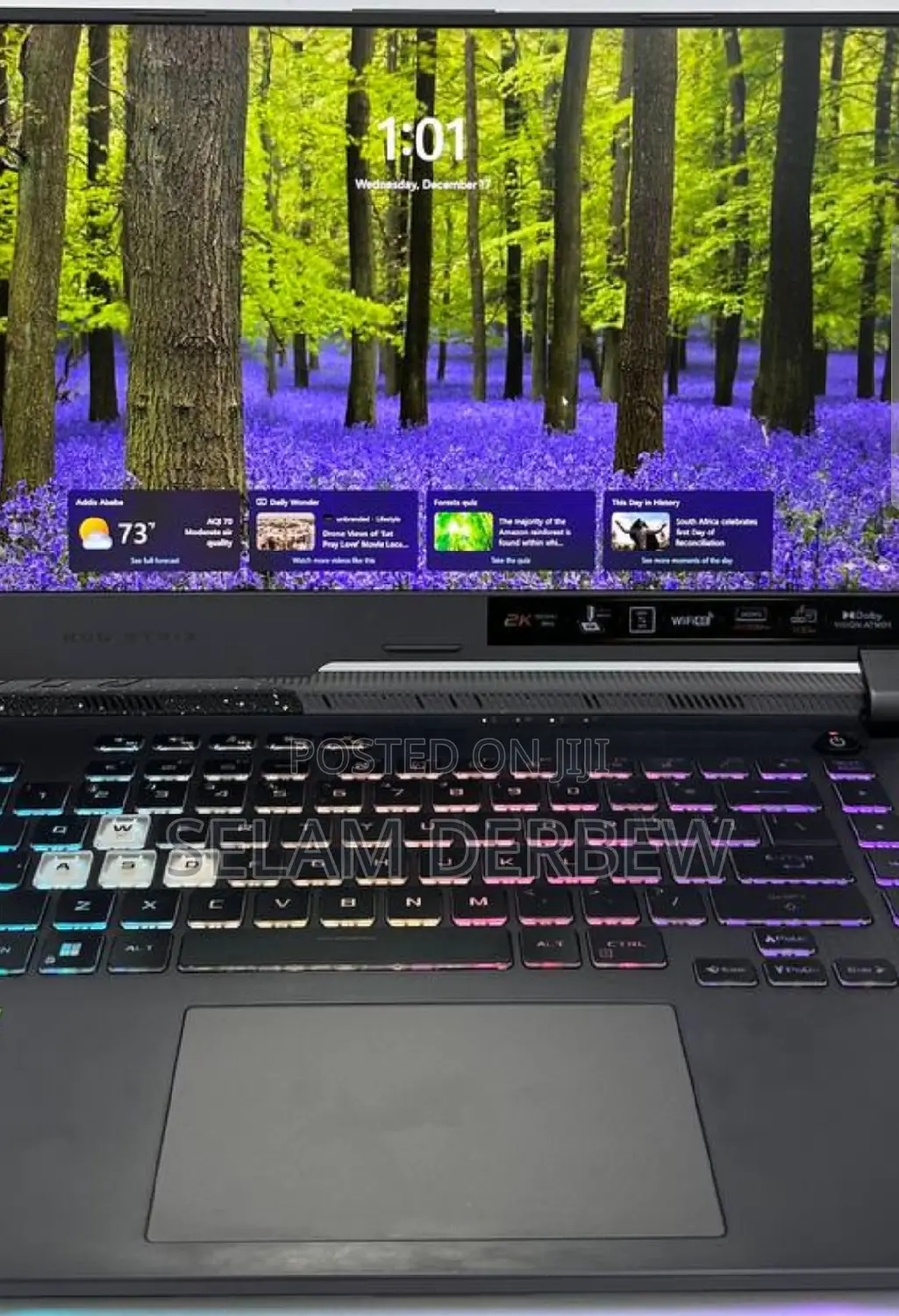 New Laptop Asus ROG Strix G15 16GB AMD Ryzen 9 SSD 512GB