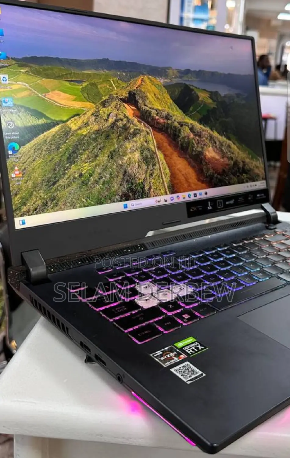 New Laptop Asus ROG Strix G15 16GB AMD Ryzen 9 SSD 512GB