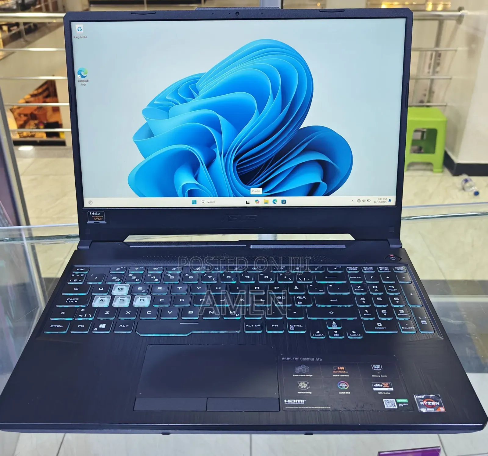 New Laptop Asus TUF Gaming A15 16GB AMD Ryzen 5 SSD 512GB