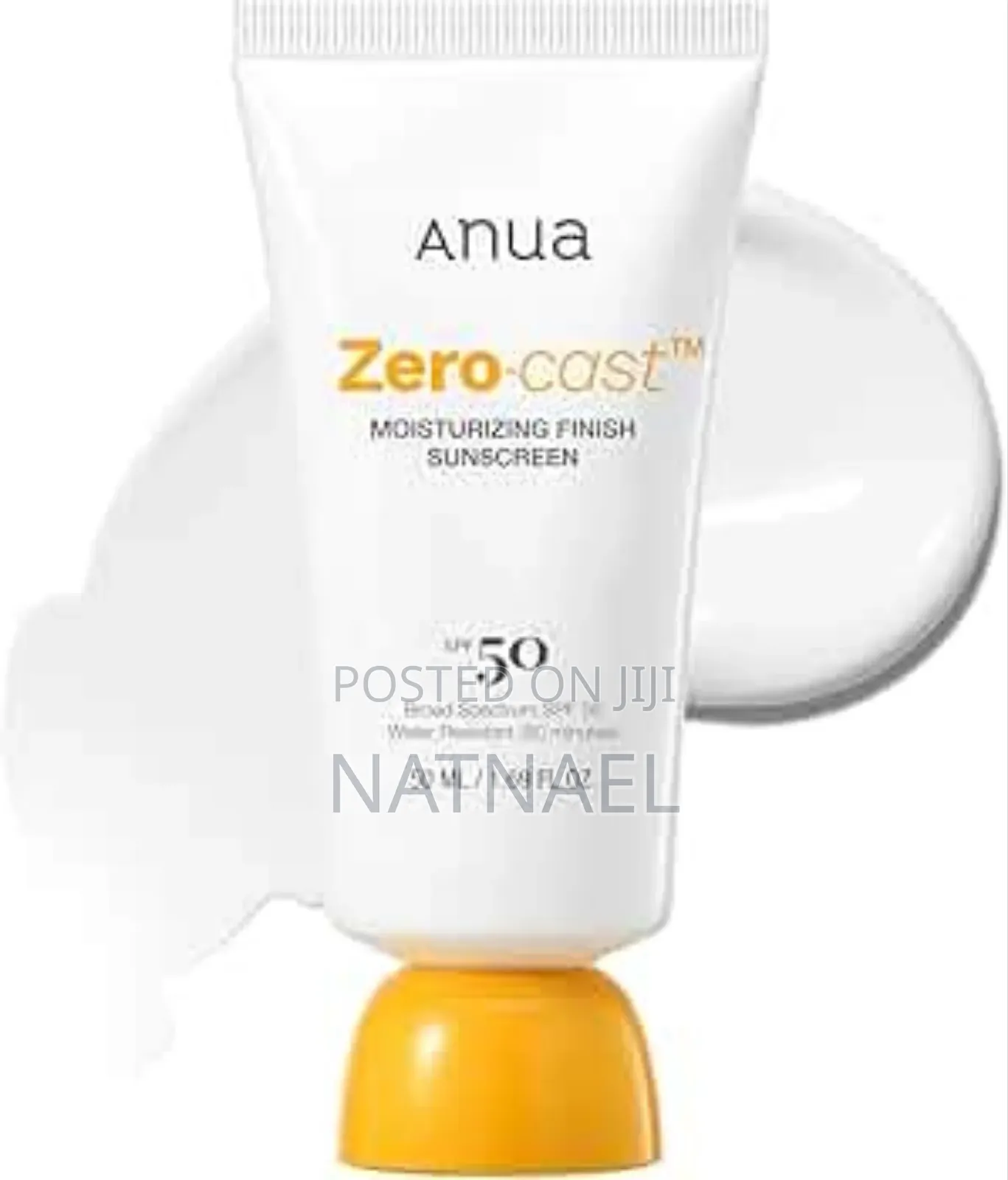 Anua Zero-Cast Moisturizing Finish Sunscreen