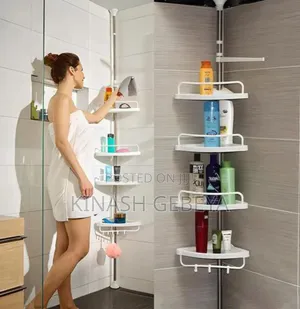 Photo - 4layer Bathroom Corner Shelf(2.54meter)
