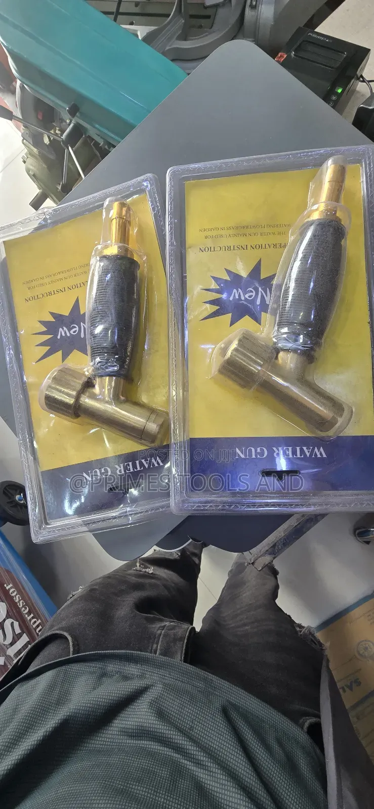 Brass Water Gun – ጠንካራ የውሃ መርጫ