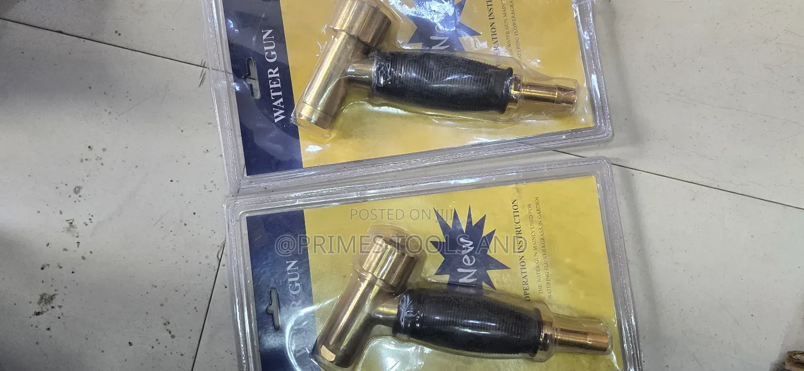 Brass Water Gun – ጠንካራ የውሃ መርጫ