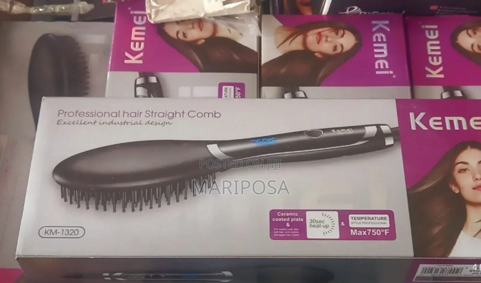 Kemei Hair Straightening Brush