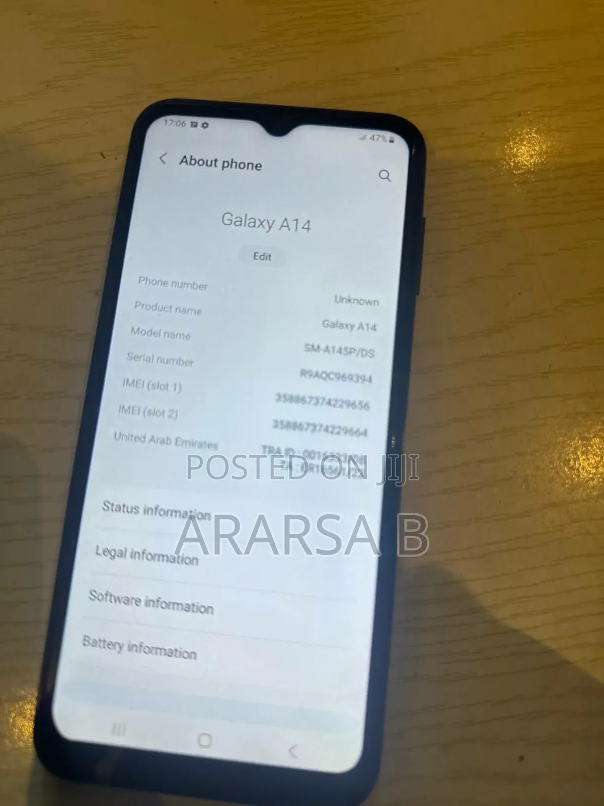 Samsung Galaxy A14 64 GB Black