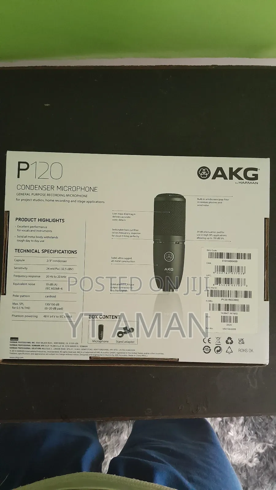 Akg P120 Condenser Mic
