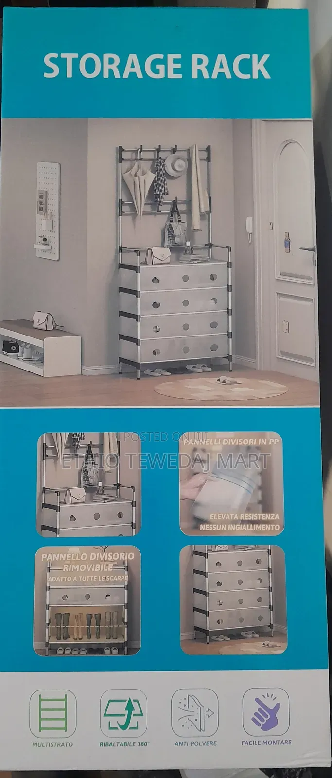 Multifunctional Shoe And Hat Rack