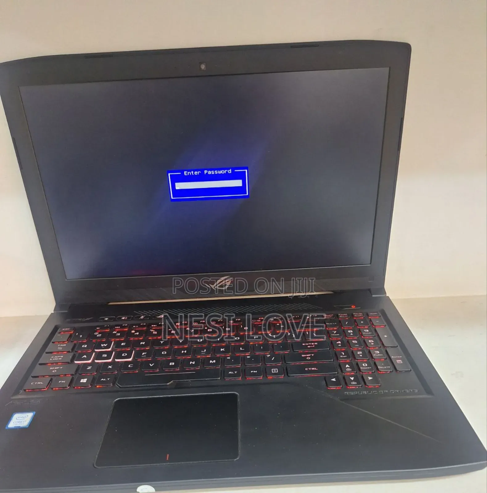 New Laptop Asus ROG Strix G15 12GB Intel Core I7 SSD 512GB