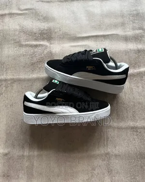 Puma Suedexl Blach White Fashion Shoes