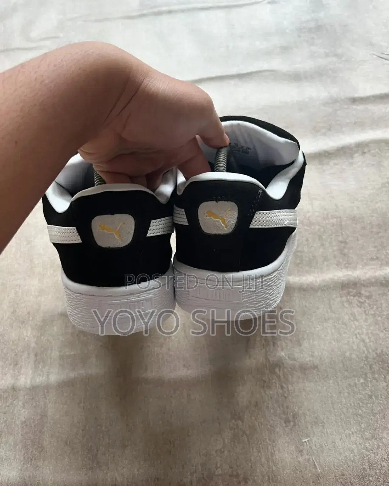 Puma Suedexl Blach White Fashion Shoes