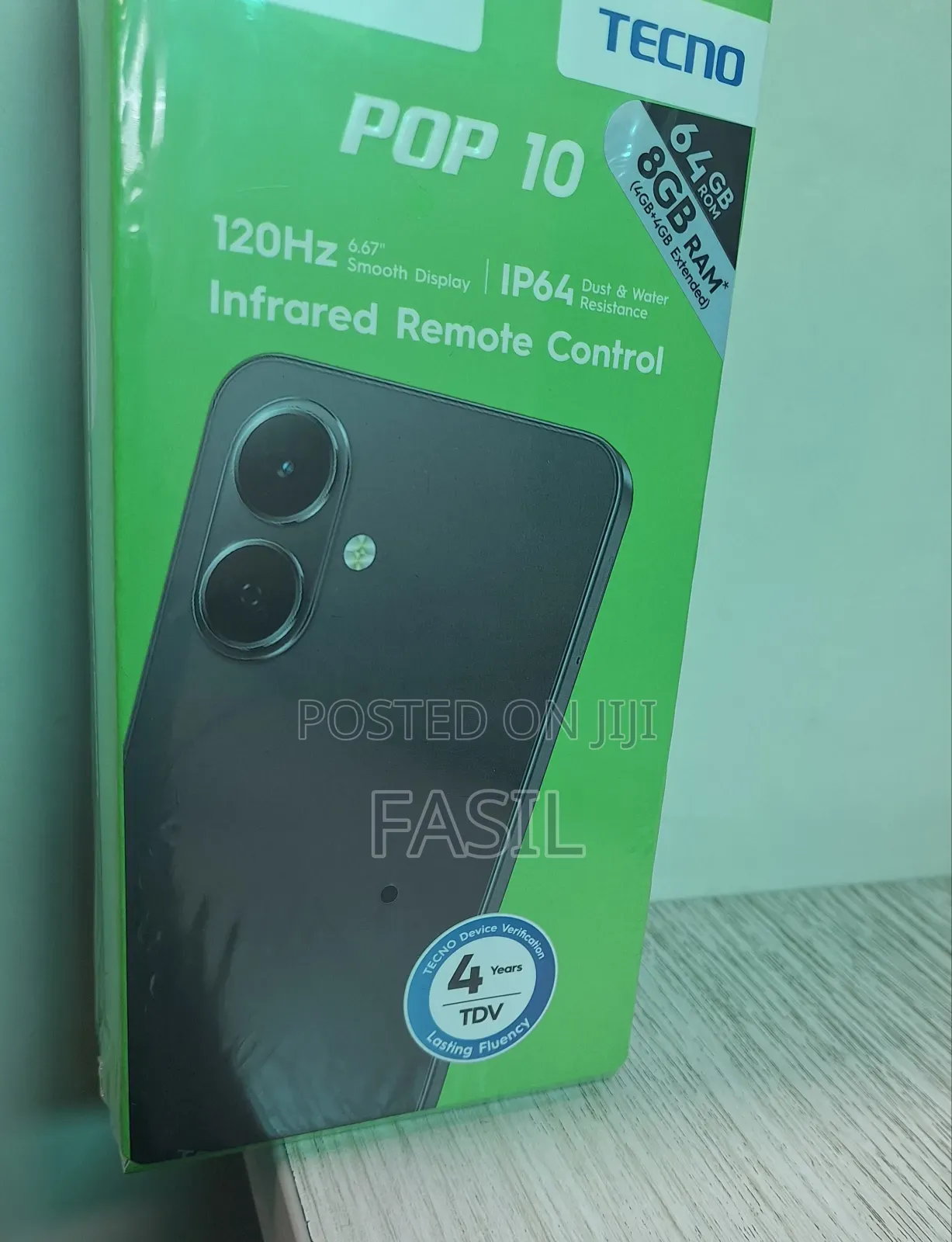 New Tecno Pop 10 64 GB Black