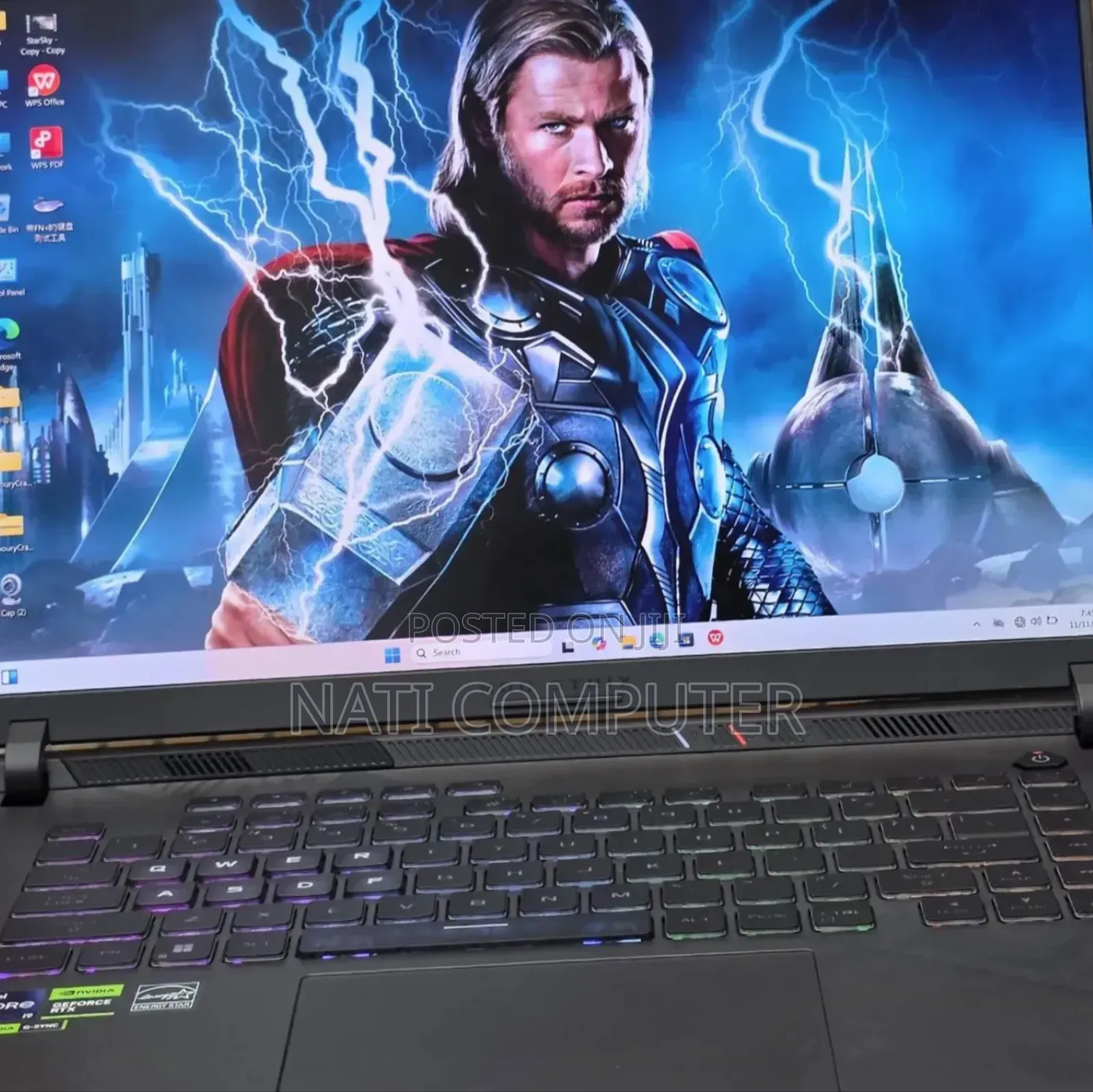 New Laptop Asus ROG Strix G15 16GB Intel Core i9 SSD 1T