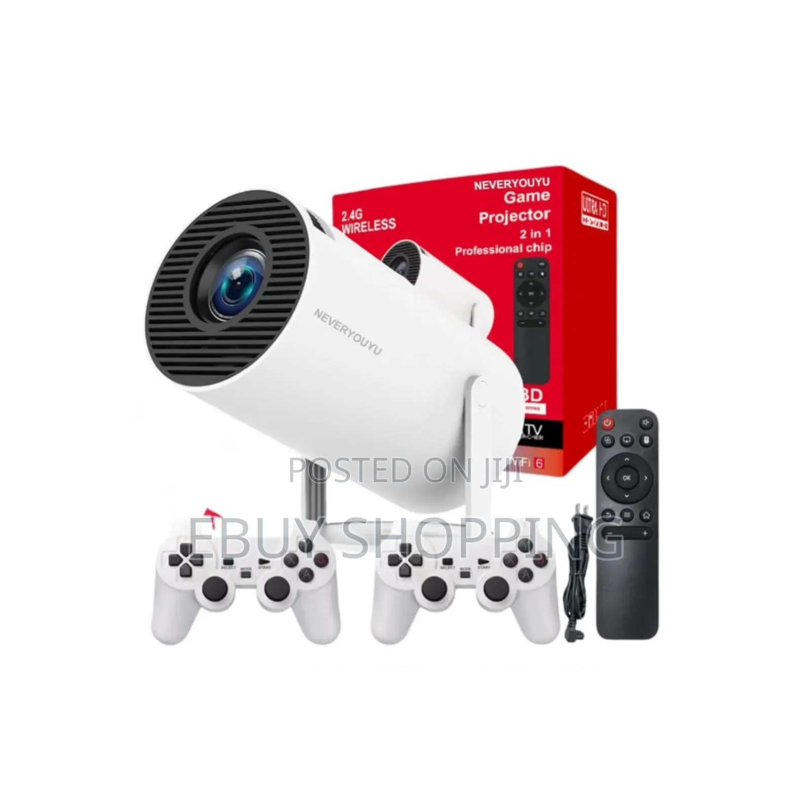 130-Inch Portable Cinema: Smart Android Projector With Gaming