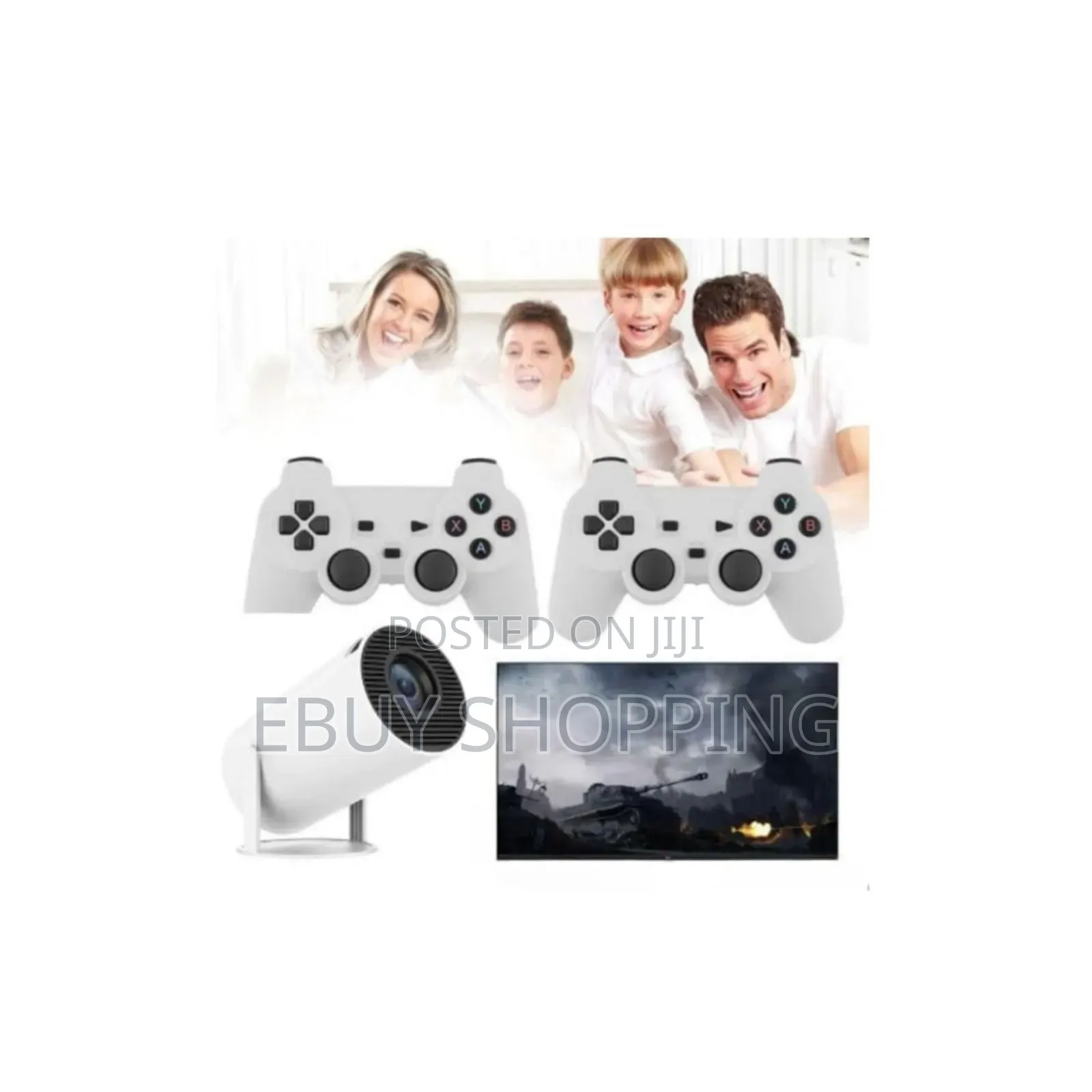 130-Inch Portable Cinema: Smart Android Projector With Gaming