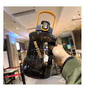 Hydramax Pro: 2.2l Motivational Water Bottle With Straw