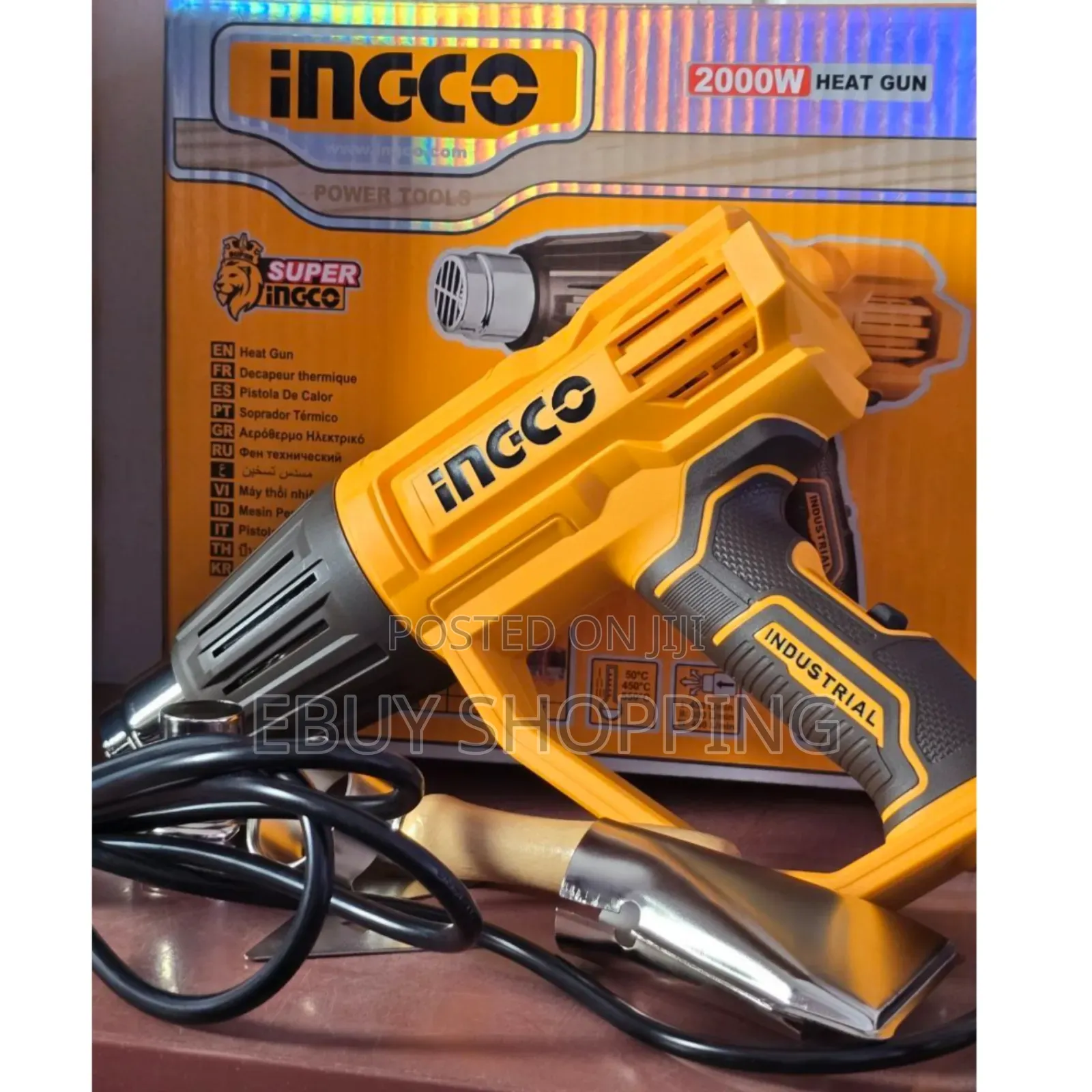 Ingco High-Power Heat Gun With Overheat Protection
