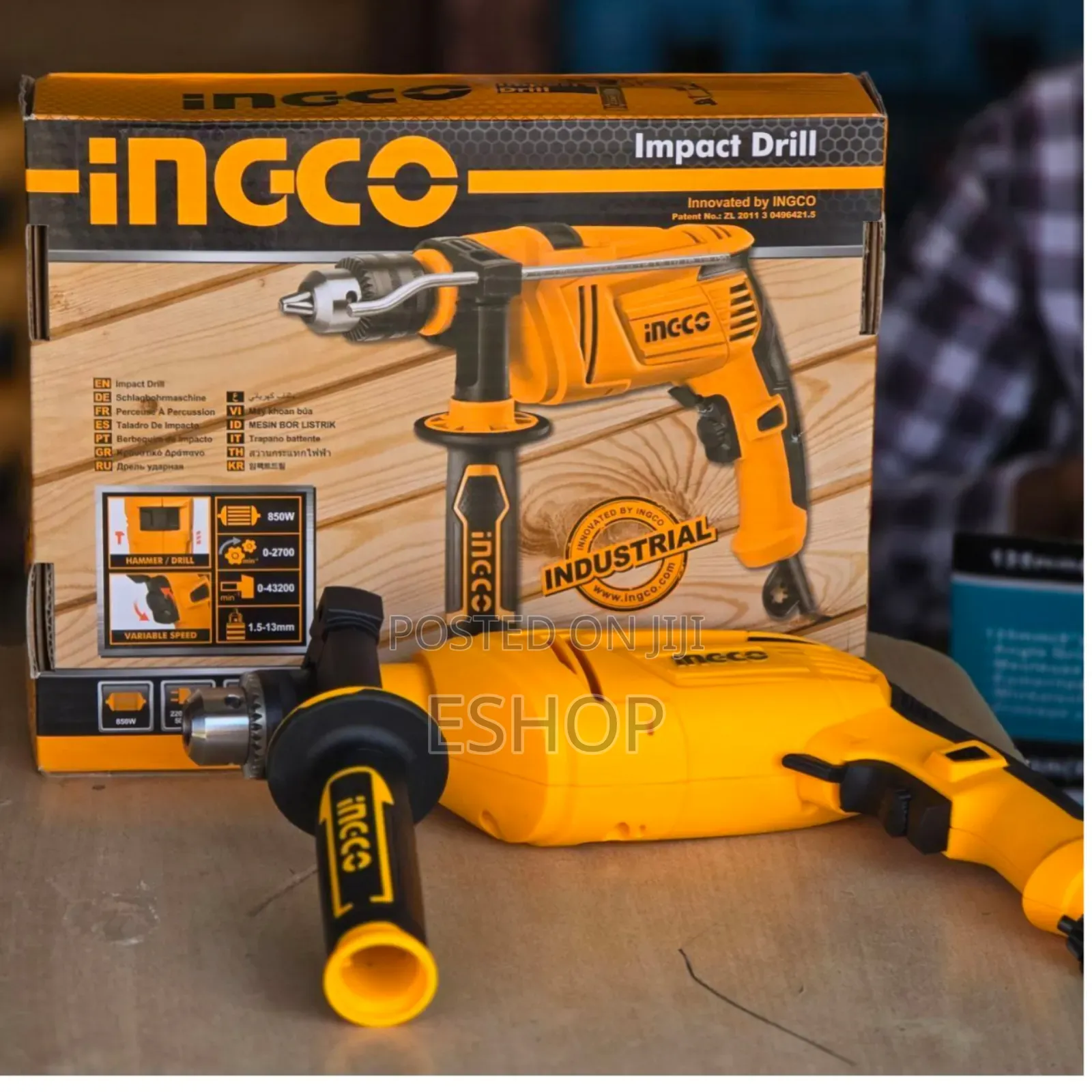 Two-in-One Power Tool: Ingco 850w Drill Hammer Impact Driver
