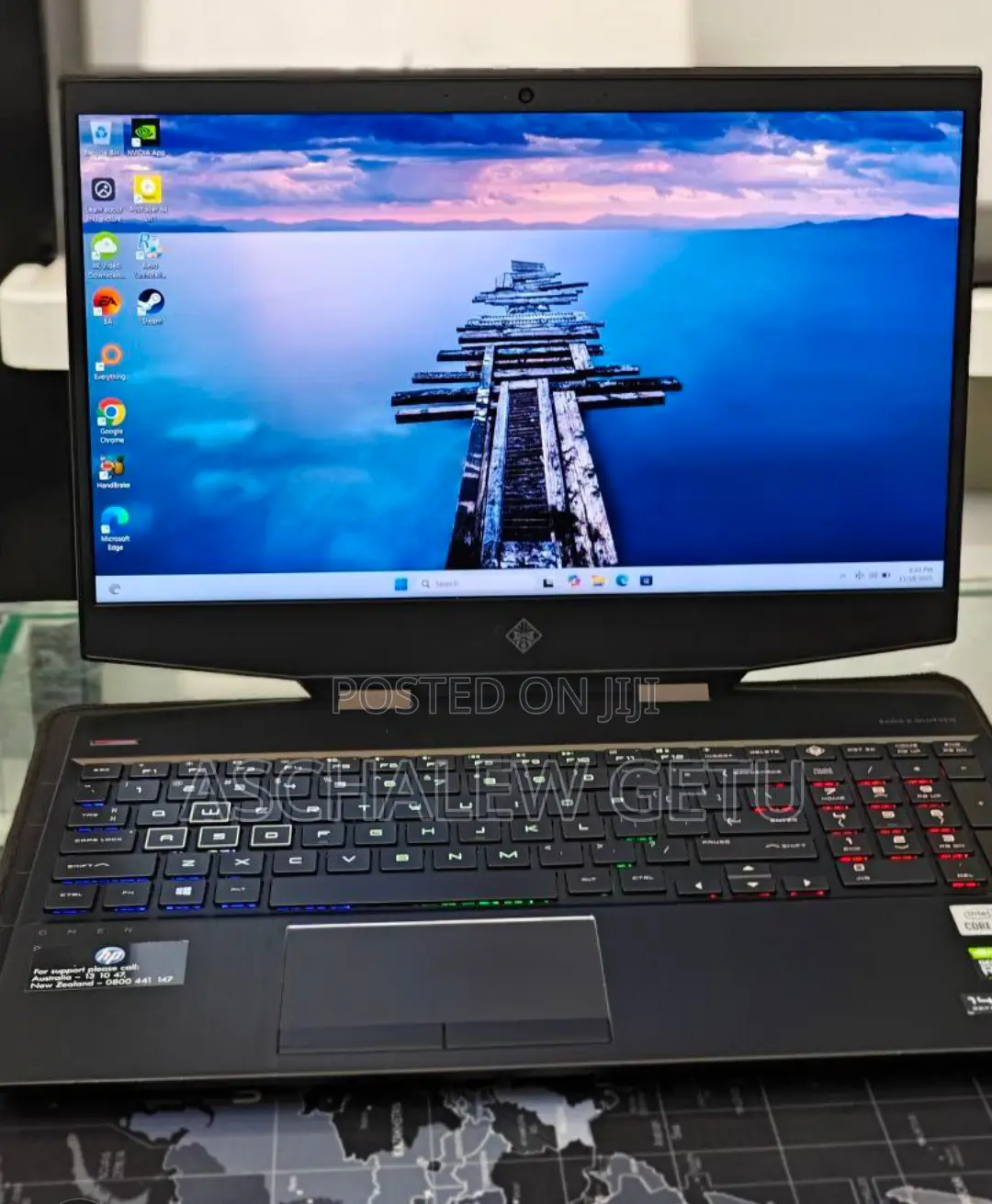 New Laptop HP Omen 15 16GB Intel Core I7 HDD 256GB