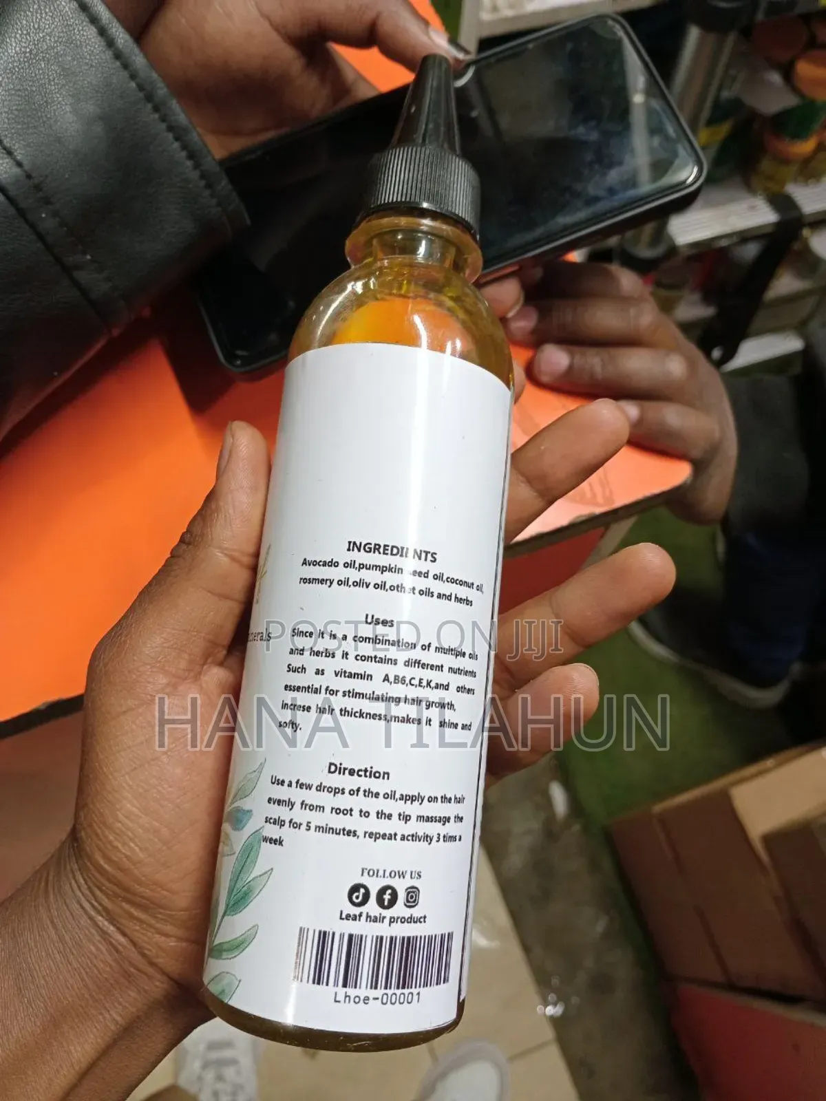 Leaf Hair Growth Oil