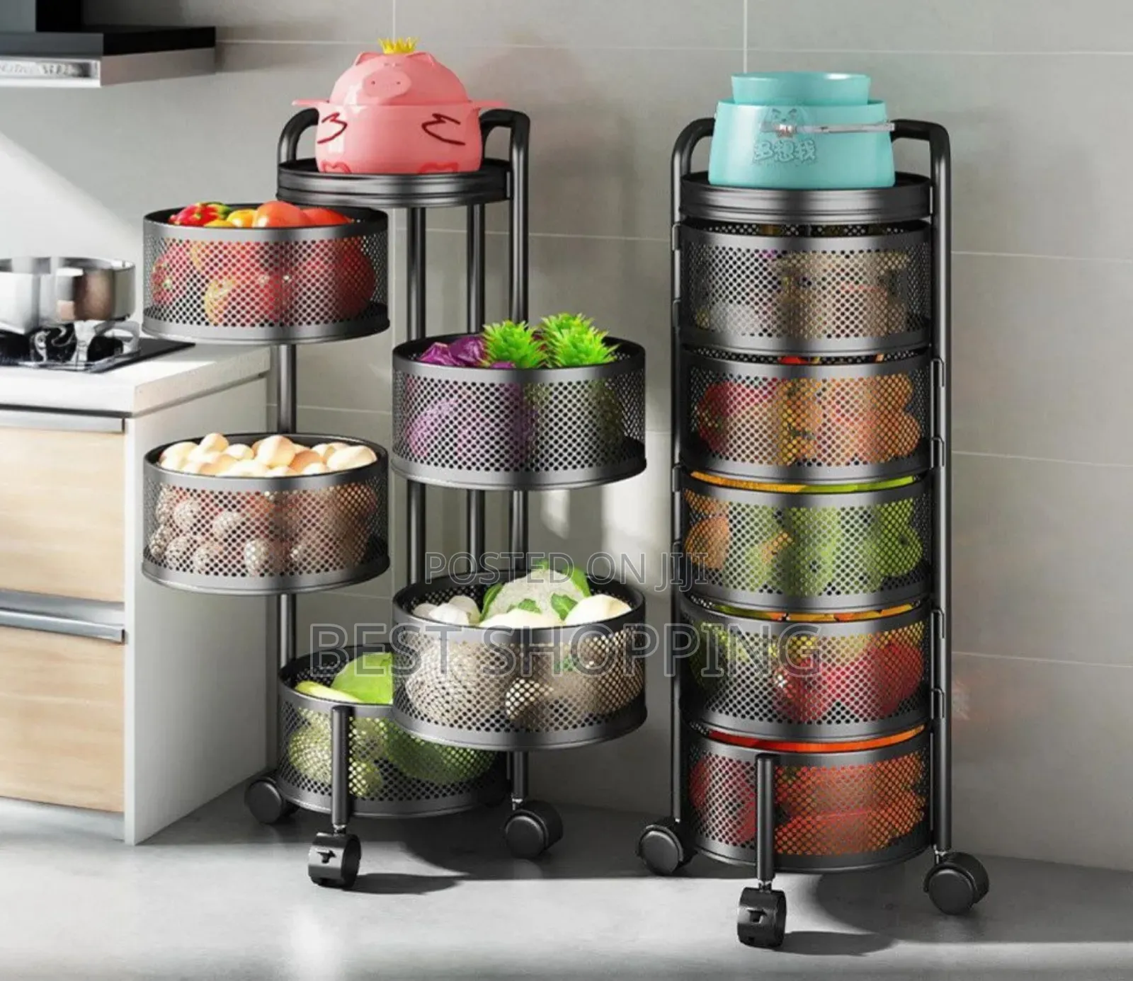 Rotating Kichen Organizer Circle Shape