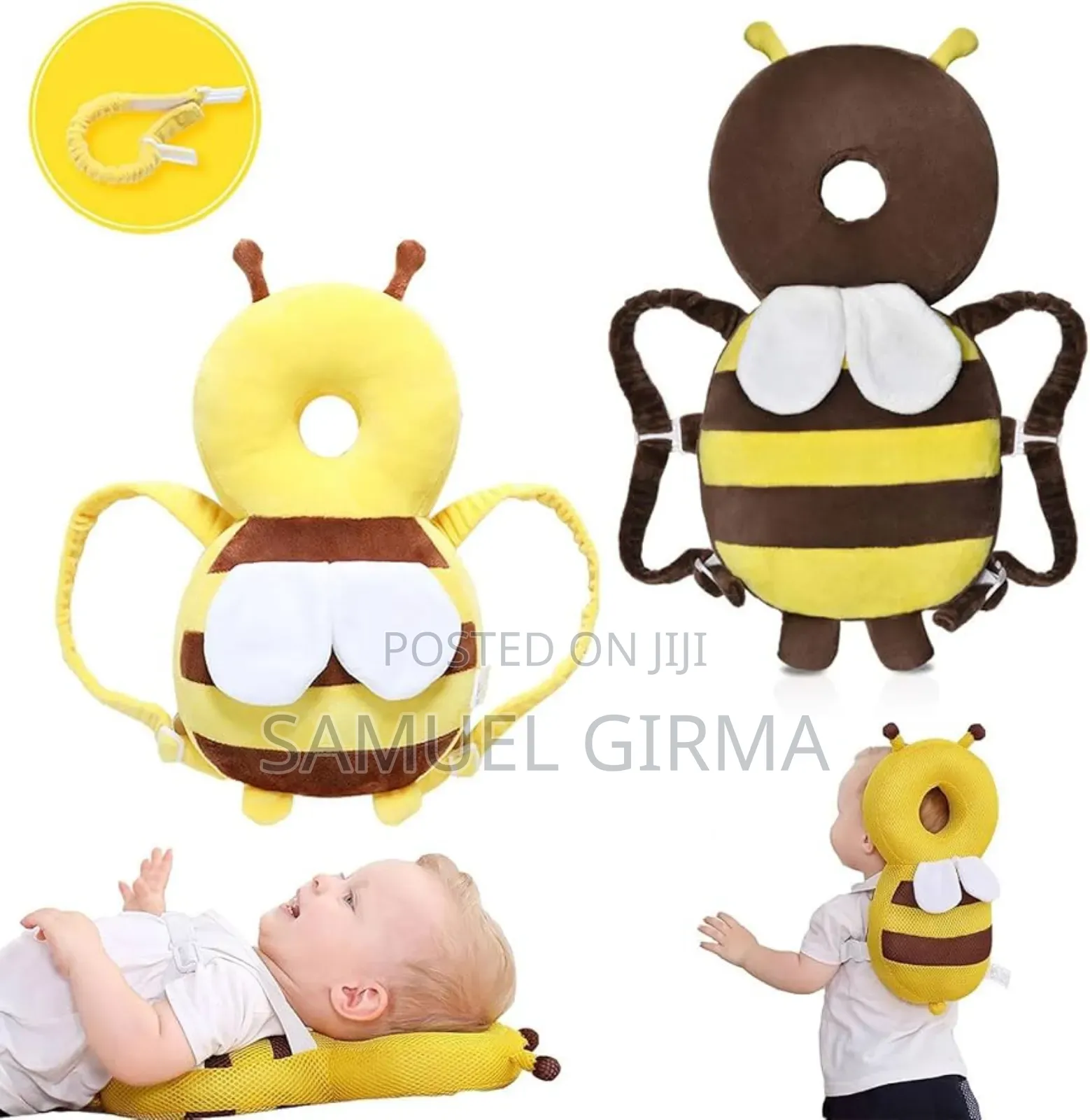 Adjustable Chest Strap Baby Head Protection