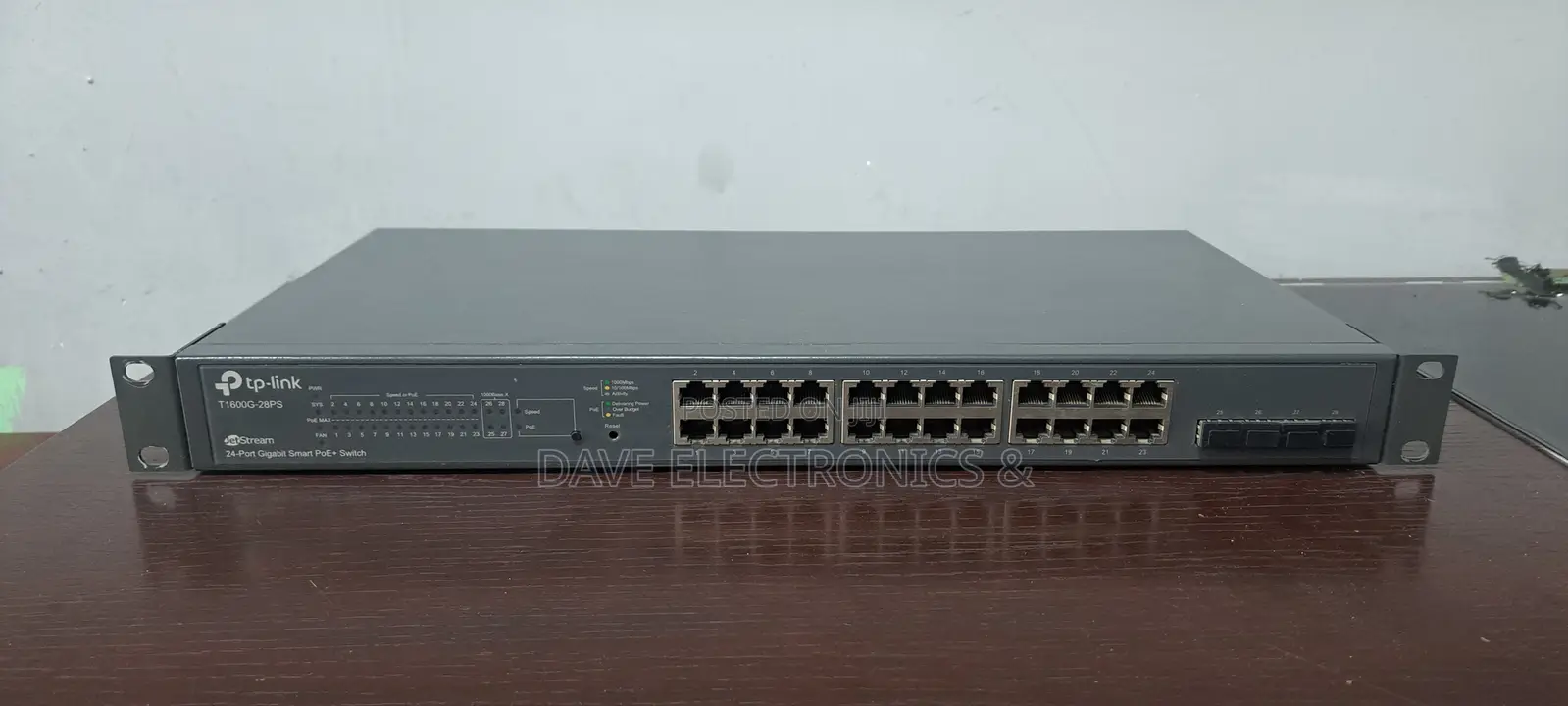Tp-Link T1600g-28ps 24 Port Gigabit Smart Poe+ Switch