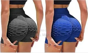 Photo - High Waist Butt Lifting Yoga Shorts
