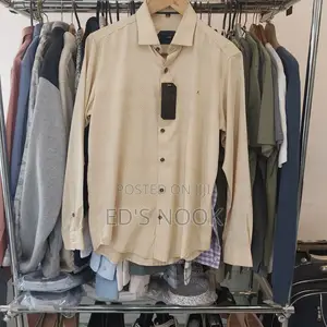 Photo - Men’S Beige (Fawn) Long-Sleeve Shirt
