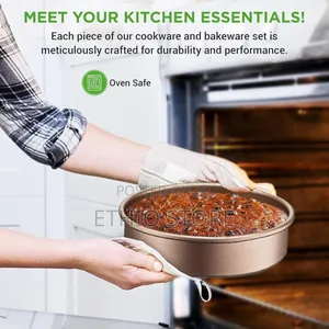 3pcs Hotchef Granite Non-Stick Oven Tray