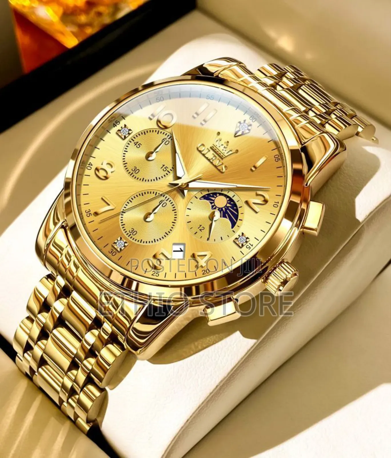 Olevs Quartz Watch 30m Waterproof