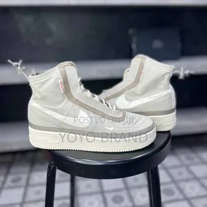 Photo - Nike Air Force 1 Shell Sail Grey Fashion Shoes