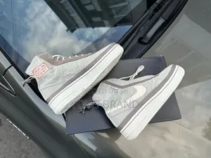 Nike Air Force 1 Shell Sail Grey Fashion Shoes