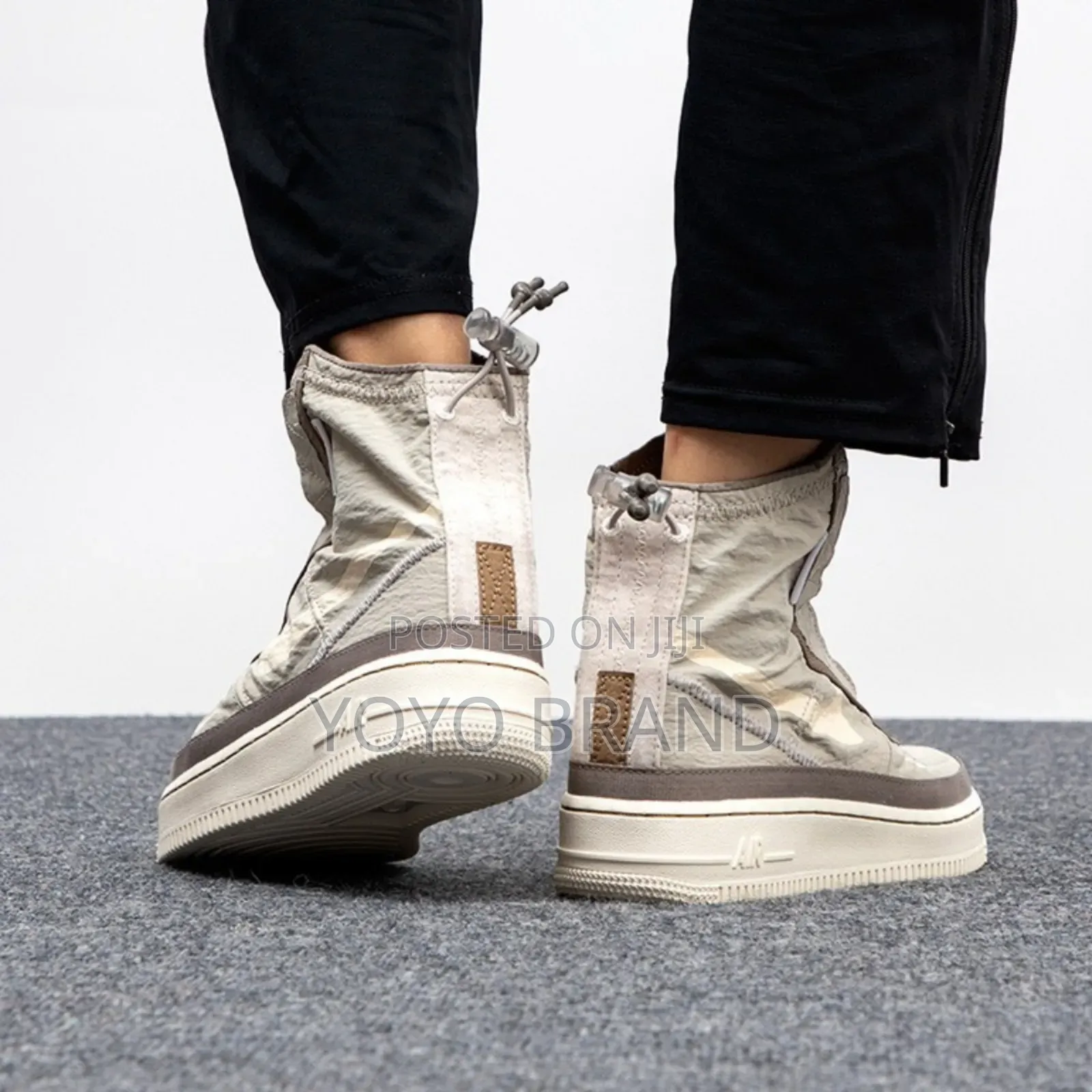 Nike Air Force 1 Shell Sail Grey Fashion Shoes