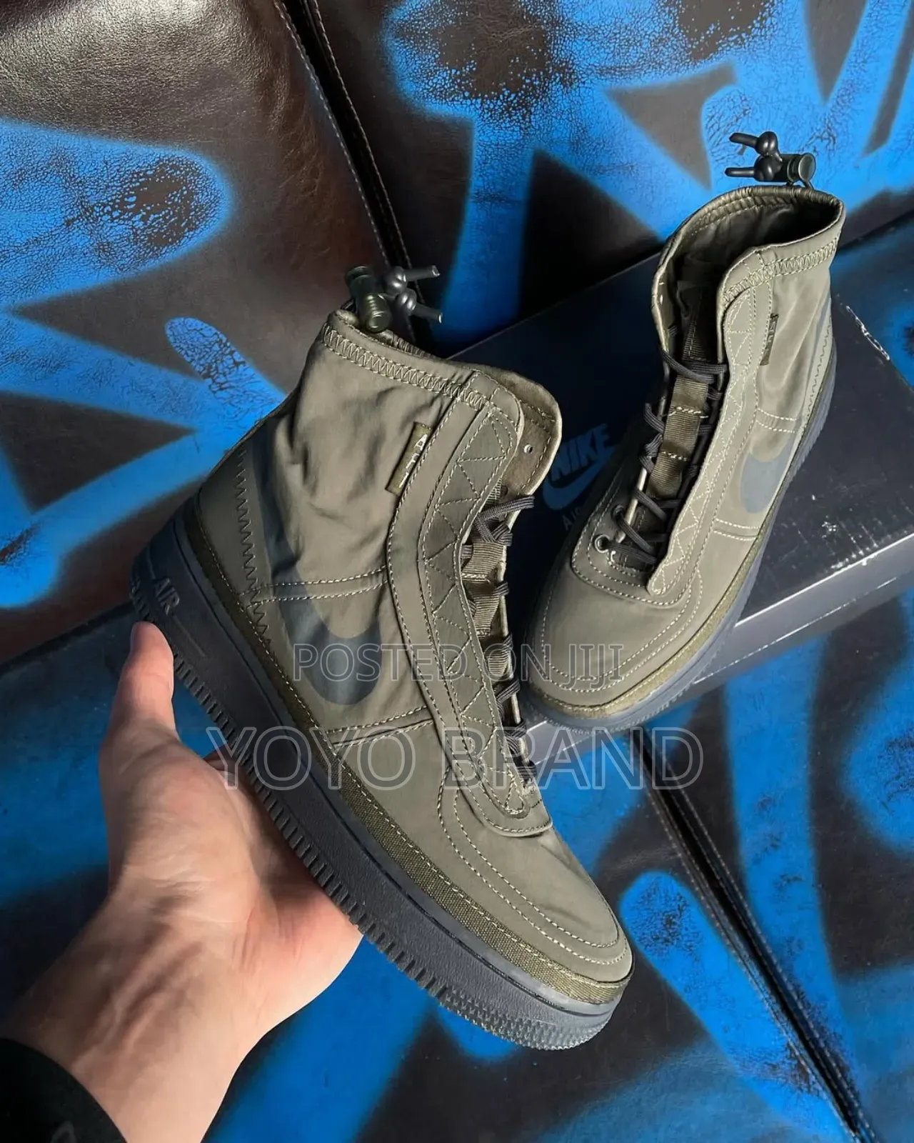 Nike Air Force 1 Shell Sail Green Boots