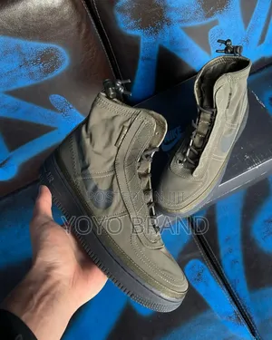 Photo - Nike Air Force 1 Shell Sail Green Boots