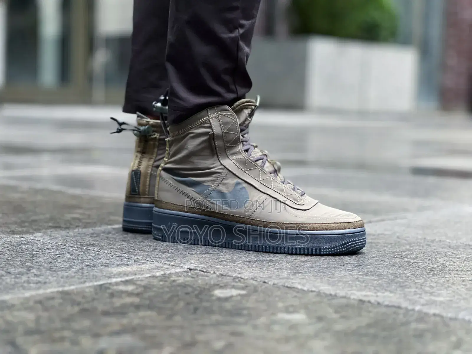 Nike Air Force 1 Shell Sail Green Boots