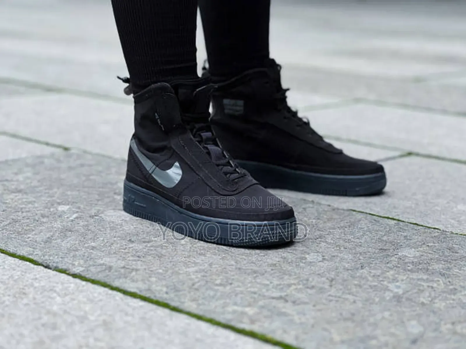 Nike Air Force 1 Shell Sail Black Boots